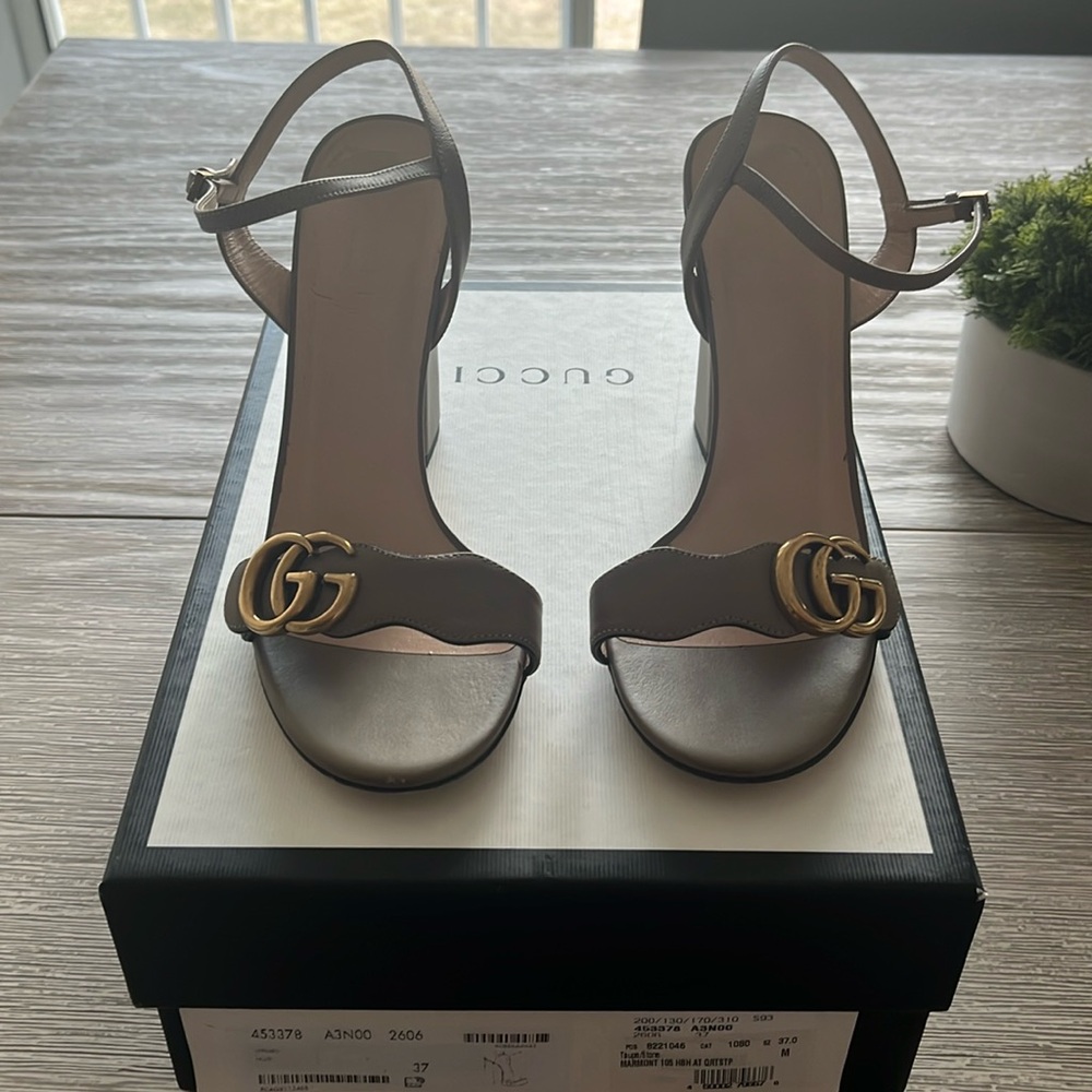Gucci Mormont heeled sandal